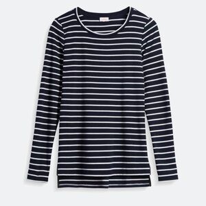 Pixley Striped elbow patch shirt